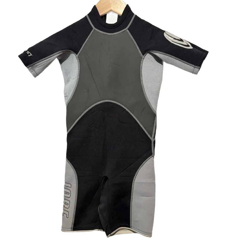 Jobe Black Dk. Gray Lt. Gray Wetsuit Unisex Youth Junior Size 12 Stretch‎ Blast